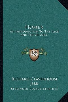 portada homer: an introduction to the iliad and the odyssey (en Inglés)