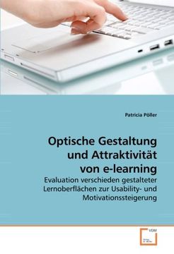 portada Optische Gestaltung und Attraktivität von e-learning