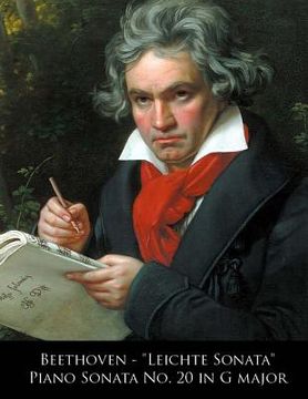 portada Beethoven - Leichte Sonata Piano Sonata No. 20 in G major (in English)
