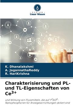 portada Charakterisierung und PL- und TL-Eigenschaften von Ce3+ (en Alemán)