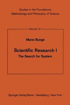 portada scientific research i: the search for system (en Inglés)