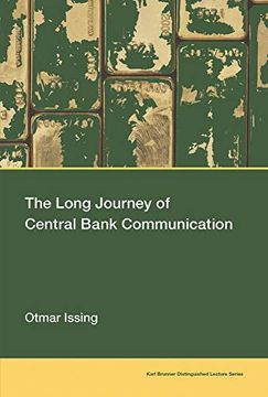 portada The Long Journey of Central Bank Communication (Karl Brunner Distinguished Lec) (en Inglés)