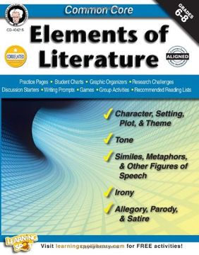 portada Common Core: Elements of Literature, Grades 6 - 8