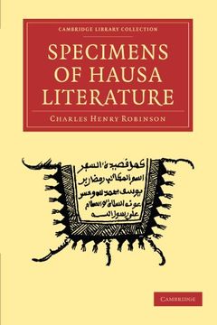 portada Specimens of Hausa Literature (Cambridge Library Collection - Literary Studies) (en Inglés)