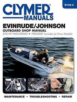 portada Evinrude/Johnson Outboard Shop Manual: 2-70 HP Two-Stroke 1995-2007 (Includes Jet Drive Models) (Clymer Manuals)