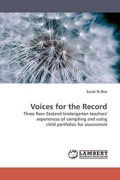 portada voices for the record (en Inglés)