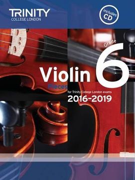 portada Violin Exam Pieces Grade 6 2016-2019 (Trinity Repertoire Library) (in English)