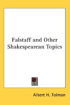 portada falstaff and other shakespearean topics