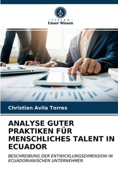 portada Analyse Guter Praktiken Für Menschliches Talent in Ecuador (en Alemán)