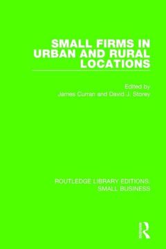 portada Small Firms in Urban and Rural Locations (en Inglés)