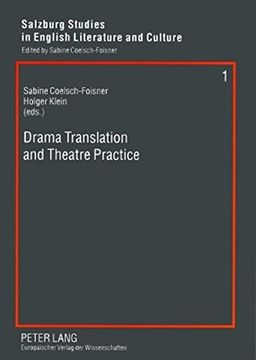 portada Drama Translation and Theatre Practice: V. 1 (Salzburg Studies in English Literature and Culture sel & c) 