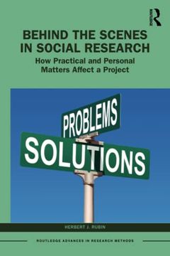 portada Behind the Scenes in Social Research (Routledge Advances in Research Methods) (en Inglés)