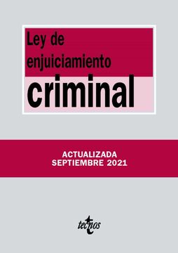 portada Ley de Enjuiciamiento Criminal