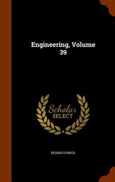 portada Engineering, Volume 39 (en Inglés)