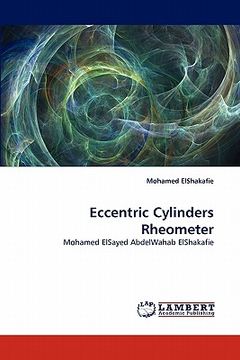 portada eccentric cylinders rheometer (en Inglés)