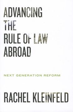 portada Advancing the Rule of law Abroad: Next Generation Reform (en Inglés)