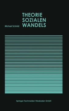 portada Theorie sozialen Wandels (Studienreihe Gesellschaft) (German Edition)