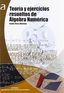 portada teoria y ejercicios resueltos de algebra numerica.