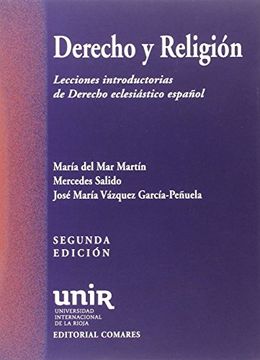portada Derecho y religión : lecciones introductorias de derecho eclesiástico español (in Spanish)