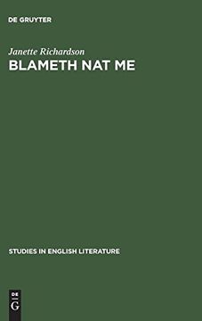 portada Blameth nat me (Studies in English Literature) 
