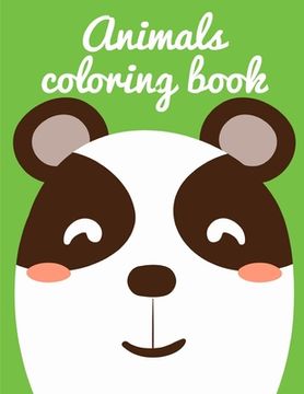 portada Animals coloring book: Funny Image age 2-5, special Christmas design (en Inglés)