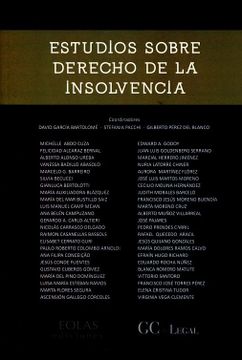 portada Estudios Sobre Derecho de la Insolvencia (in Spanish)