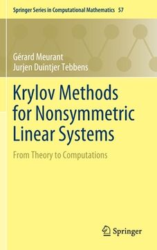 portada Krylov Methods for Nonsymmetric Linear Systems: From Theory to Computations (in English)