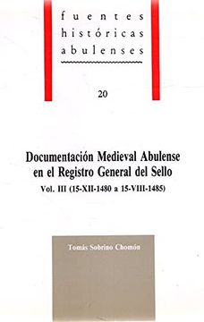 portada doc. medieval abulense reg.gral.sello iii  -  1480-1485.