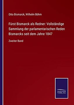 portada Furst Bismarck als Redner (en Alemán)