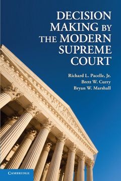 portada Decision Making by the Modern Supreme Court (en Inglés)