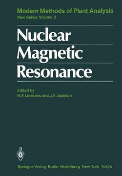 portada nuclear magnetic resonance (en Inglés)