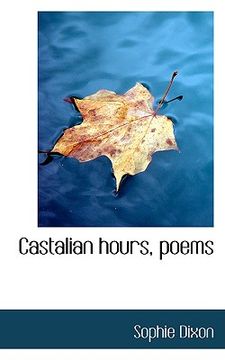 portada castalian hours, poems