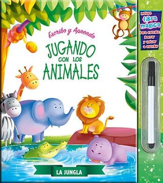 portada Escribo y Aprendo Jugando con los Animales-La Jungla (in Spanish)