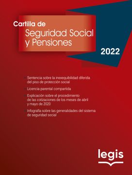 portada Cartilla de Seguridad Social y Pensiones (in Spanish)