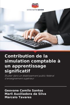 portada Contribution de la simulation comptable à un apprentissage significatif (in French)