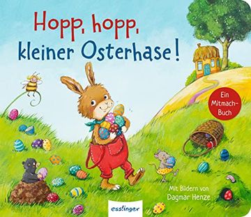 portada Hopp, Hopp, Kleiner Osterhase! Ein Mitmach-Buch | Süßes Ostergeschenk ab 18 Monaten (en Alemán)