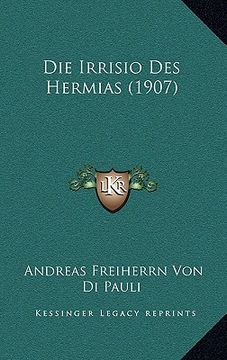 portada Die Irrisio Des Hermias (1907) (in German)