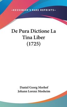 portada De Pura Dictione La Tina Liber (1725) (en Latin)