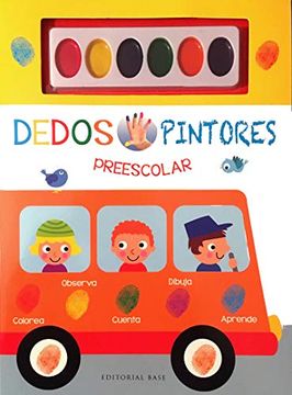 portada Dedos Pintores Preescolar (Libro Amarillo) (in Spanish)