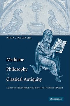 portada Medicine and Philosophy in Classical Antiquity Paperback (en Inglés)