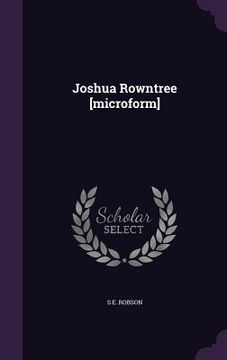 portada Joshua Rowntree [microform] (in English)