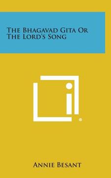 portada The Bhagavad Gita or the Lord's Song
