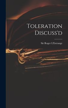 portada Toleration Discuss'd (en Inglés)