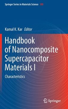portada Handbook of Nanocomposite Supercapacitor Materials I: Characteristics (en Inglés)