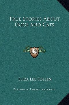 portada true stories about dogs and cats (en Inglés)