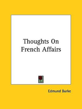 portada thoughts on french affairs (in English)
