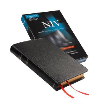 portada Niv Pitt Minion Reference Bible, Black Goatskin Leather, Red-Letter Text, Ni446: Xr (en Inglés)