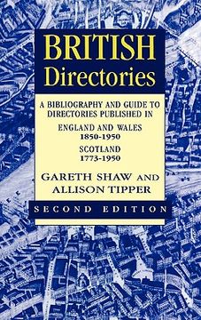 portada british directories 2nd ed (in English)