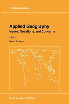 portada Applied Geography: Issues, Questions, and Concerns (en Inglés)