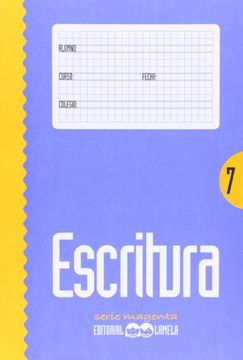 cartilla escritura 7 color.pauta 6mm (lamela)
